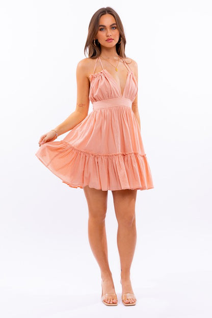 Easily The Sweetest Babydoll Tiered Mini Dress