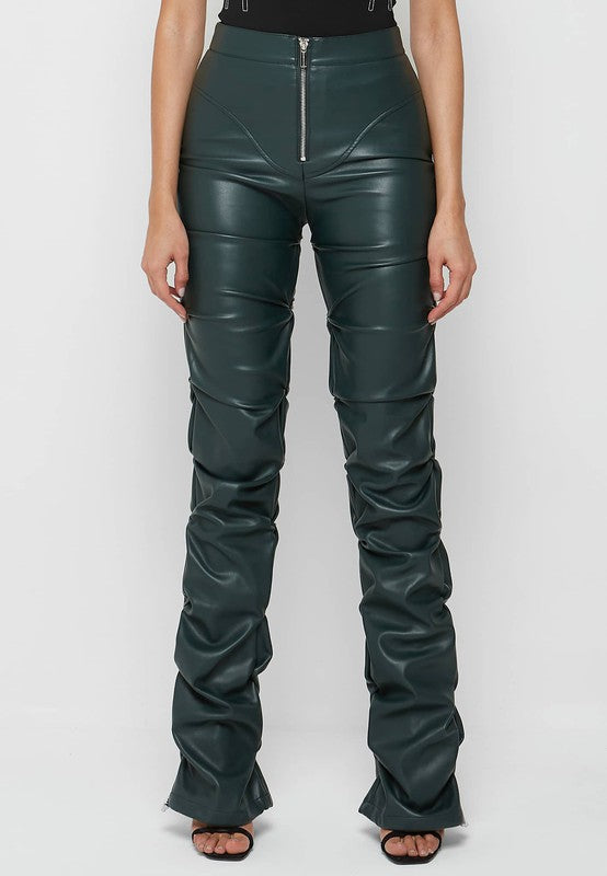 Troy Faux Leather Pants