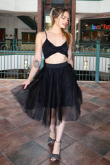 Twirl Your World Tulle Skirt - Black