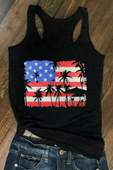 American Flag Palm Tree Tank