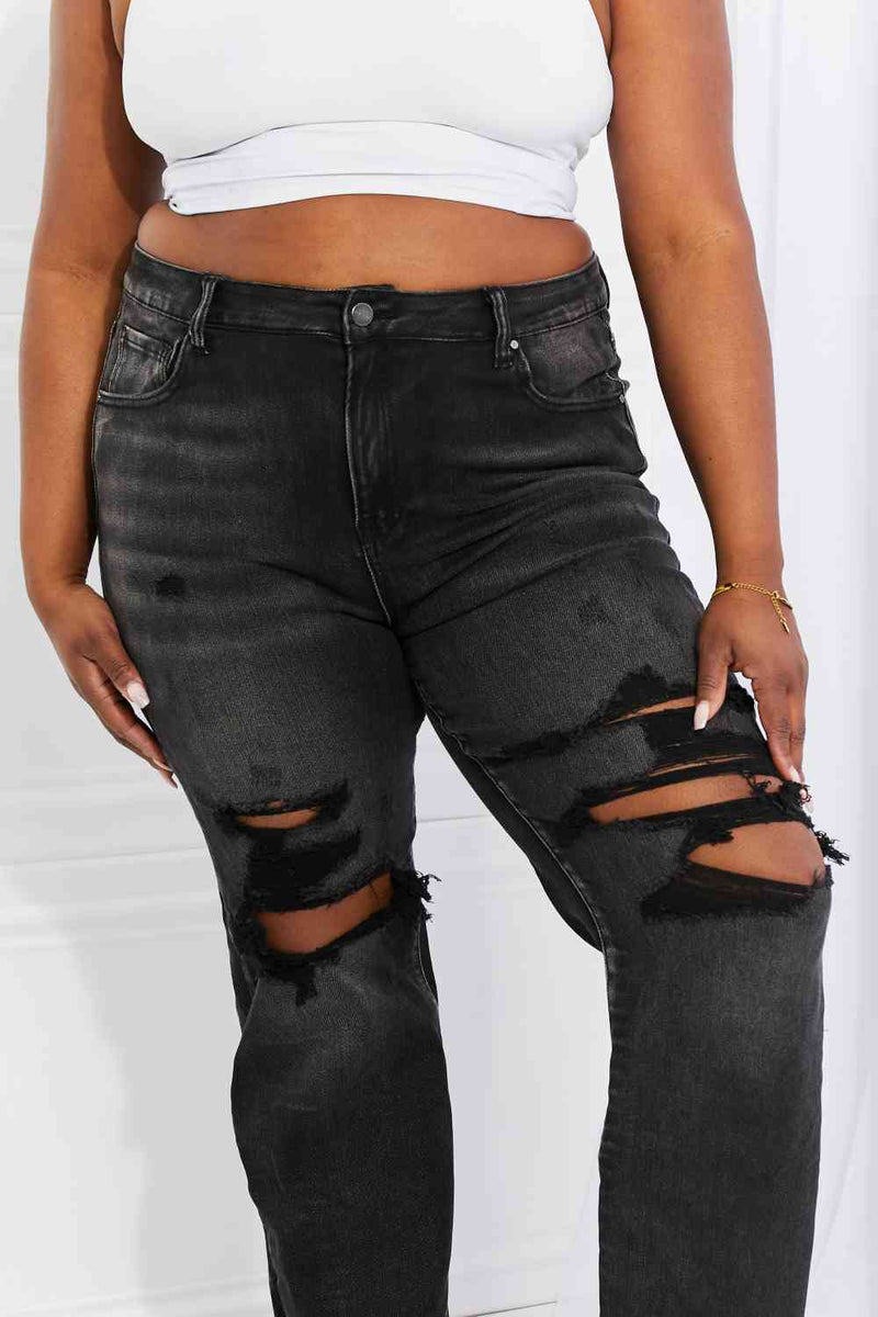 Risen Lois Distressed Loose Fit Jeans